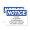 Signmission Posted No Hunting No Trespassing Please OSHA Notice Sign, Plastic, 10in W x 7in L, 2PK OS-2PACK-NS-P-710-L-17720 - alternate 1